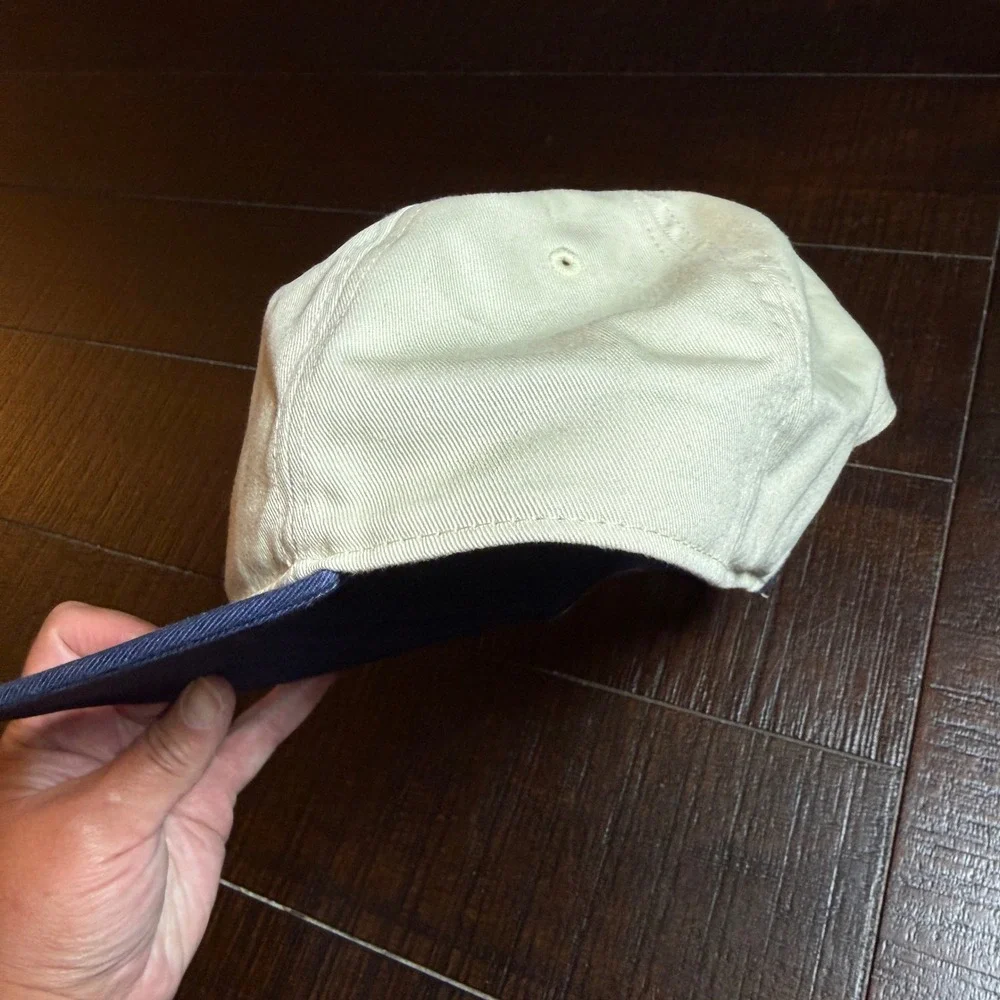 Jordan SoleFly Snapback Hat Mens L/XL Cream Blue Scorpion SF Pro Cap